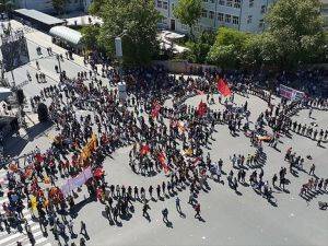 1 Mayıs Ankara'da kutlandı