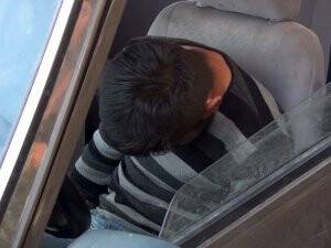 Direksiyon başında baygın bulundu