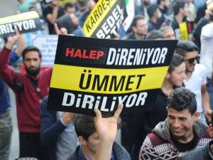 Halep saldırılarına tepkiler