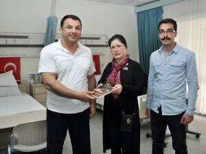 Gaziden NEÜ Rektörüne anlamlı hediye