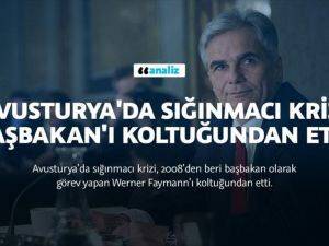 Avusturya'da sığınmacı krizi Başbakan'ı koltuğundan etti