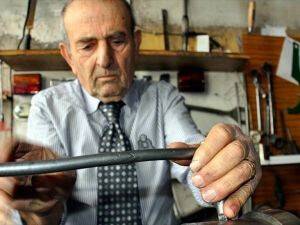 60 yıldır torna tezgahının başında