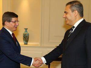 Davutoğlu, MİT Müsteşarı Fidan'ı kabul etti