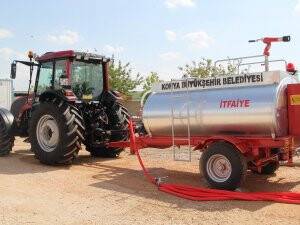 cihanbeyli'de tankerler dağıtıldı
