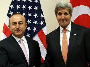 Çavuşoğlu ile Kerry terörle mücadeleyi görüştü