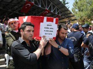 Şehit sözleşmeli er Akıl son yolculuğuna uğurlandı