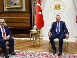 Cumhurbaşkanı Erdoğan hükümeti kurma görevini Yıldırım'a verdi