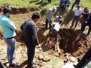 Bizans dönemine ait mezar taşı ortaya çıkarıldı