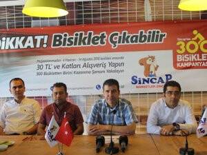 “Dikkat Bisiklet Çıkabilir”