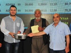 İlk mahsul arpa satıldı