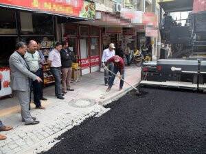 Seydişehir'de asfaltlama çalışmaları sürüyor