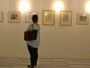 Fikret Mualla'nın desenleri sergileniyor