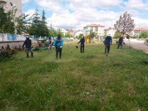 Beyşehir'in parkları yaz dönemine hazır
