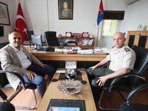 Başkan Özaltun'dan Jandarma'ya ziyaret