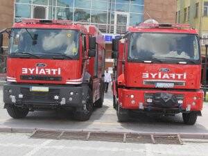Cihanbeyli itfaiyesine üç yeni araç