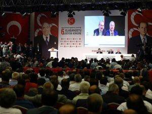 MHP'de Çağrı Heyeti'nin topladığı 6. Olağanüstü Büyük Kongre başladı