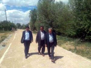 Kilitli taş çalışmaları sürüyor
