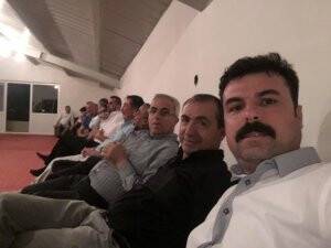 Hilal Eğitim Vakfı’nda teravih sonrası sohbet