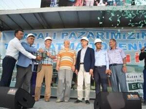 Ereğli'de kapalı pazar yerinin temeli atıldı