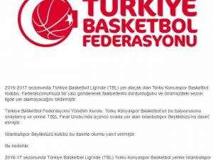 Konyaspor resmen çekildi