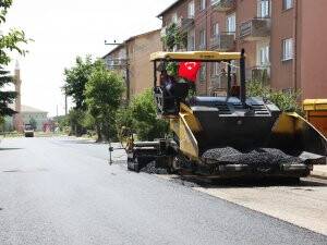 Seydişehir'de asfalt çalışmaları sürüyor