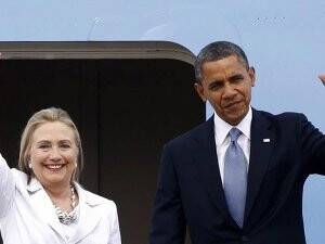 Obama ilk kez Clinton'ın seçim mitingine katıldı