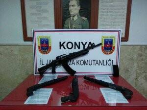 Beyşehir’de Jandarmadan kaçak silaha geçit yok