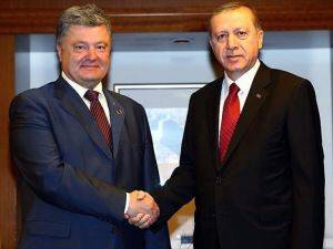 Erdoğan ile Ukrayna Devlet Başkanı Poroşenko görüştü