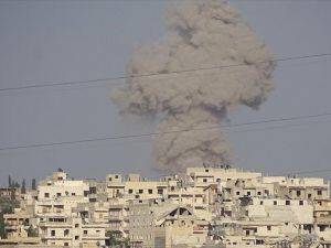 Halep'e vakum bombalı saldırı: 3 ölü, 13 yaralı