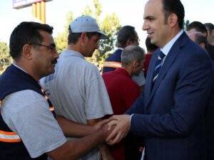 Selçuklu Belediyesi'nde Başkan Altay personelle bayramlaştı