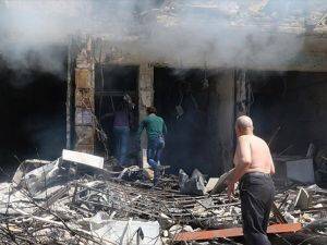 Rus uçakları ve Esed rejimi Halep'i bombaladı: 8 ölü