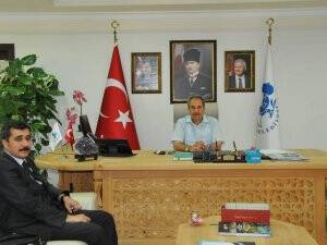 Denetimli serbestlik müdürü Acar’dan Başkan Akkaya’ya ziyaret