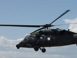 Türk askeri helikopteri Dedeağaç'a indi