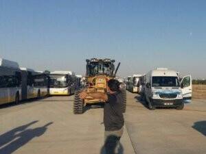 Pist operasyon için kapatıldı