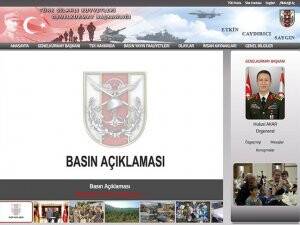 'Korsan darbe açıklaması' Genelkurmay'ın sitesinden kaldırıldı