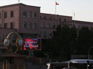 Genelkurmay'dan 'Hakimiyet Milletindir' Mesajı