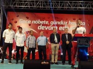 Konyaspor’dan demokrasi nöbeti