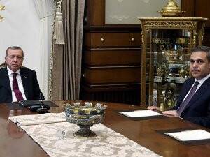 Cumhurbaşkanı Erdoğan, MİT Müsteşarı Fidan'ı kabul edecek