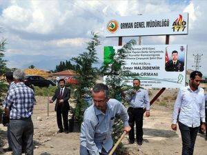 Şehit Ömer Halisdemir'in Adı Hatıra Ormanında Yaşatılacak
