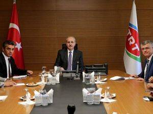 Kurtulmuş, Trt Yöneticileriyle Bir Araya Geldi