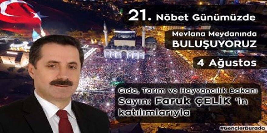 Bakan Çelik Konya’da