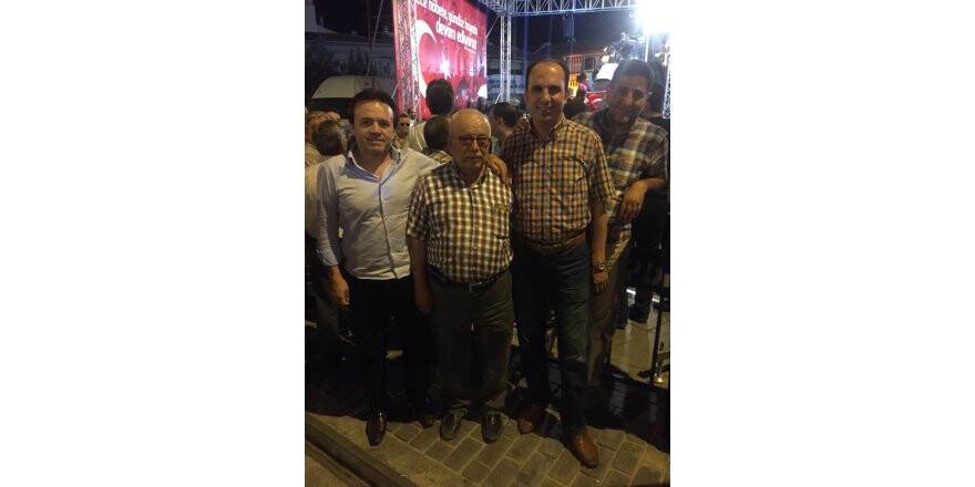 Başkanlar Mehmet Ali Atiker ile birlikte