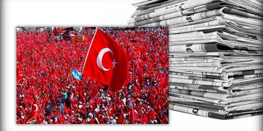 Avrupa Medyasında 'Demokrasi Ve Şehitler Mitingi'