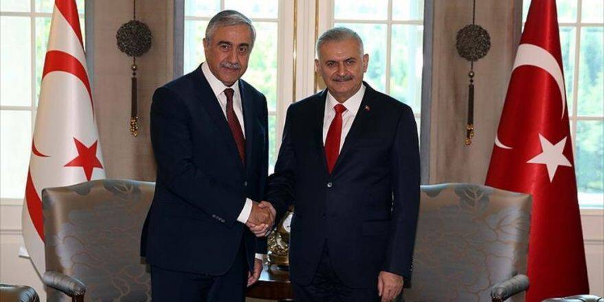 Başbakan Yıldırım, Kktc Cumhurbaşkanı Akıncı İle Bir Araya Geldi