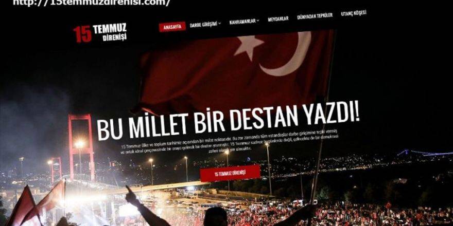15 Temmuz'a Özel İnternet Sitesi