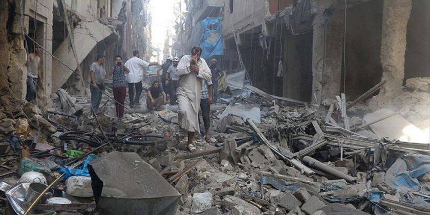Halep'te Hava Saldırısı: 14 Ölü