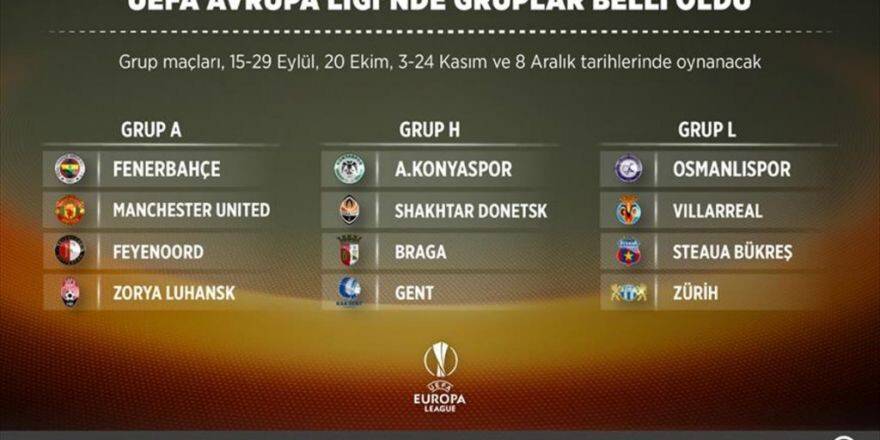 Fenerbahçe'nin Uefa Avrupa Ligi'ndeki Fikstürü Belirlendi