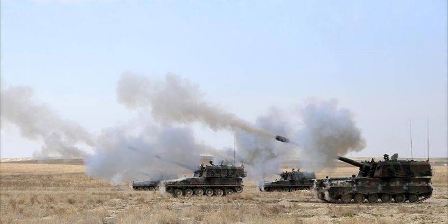 Fırat Kalkanı Harekatı'nda Terörist Hedefler Vuruldu
