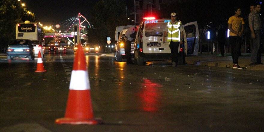 Konya'da otomobilin çarptığı yaya öldü