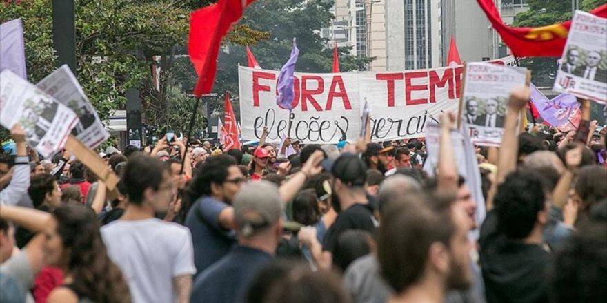 Brezilya'da Temer'in Başkanlığa Getirilmesi Protesto Edildi